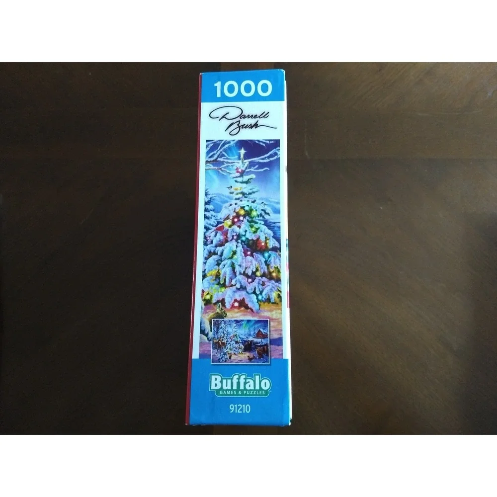 Buffalo Games Jigsaw Puzzle 1000 Pc Woodland Christmas Animals Complete‎ Poster